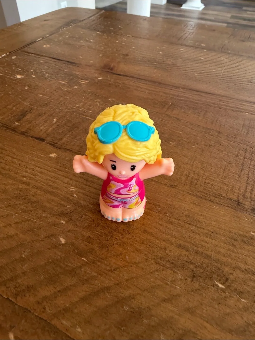 Fisher Price Little People swimsuit Barbie  as is